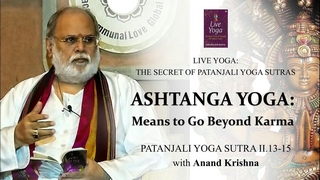 Ashtanga Yoga: Means to Go Beyond Karma (Patanjali Yoga Sutra 2:13-15) | Anand Krishna